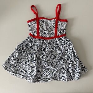 NAUTICA Red, White and Blue Tank Dress Size 4T